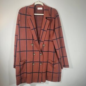 Marled Reunited Long Knit Cardigan Sweater/Blazer
